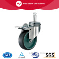 Geremde Swivel Threaded Stem Grey Tpr Industrial Caster